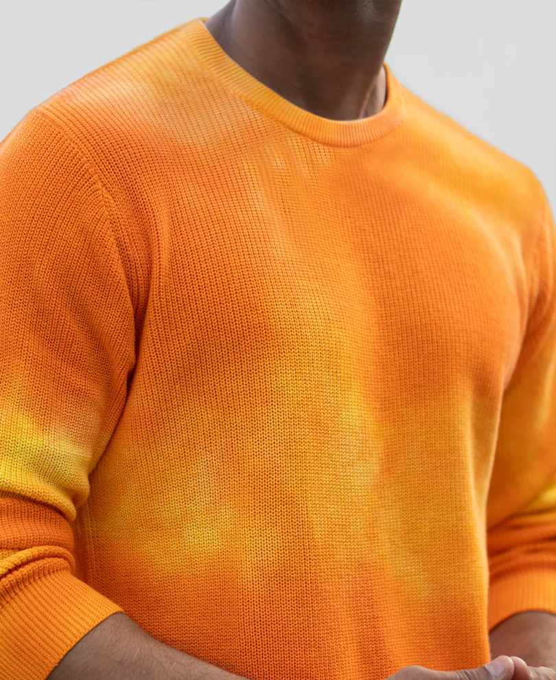 Orange Tie Dye T-Shirt - Image 4