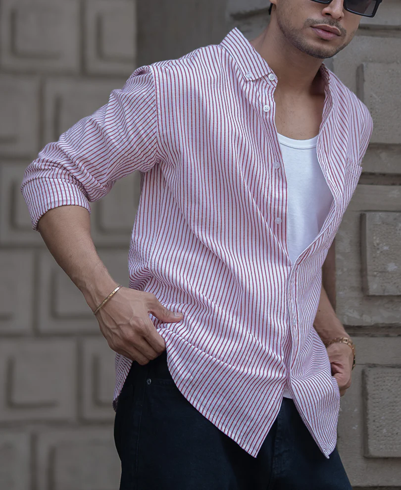 Red Stripe Shirt